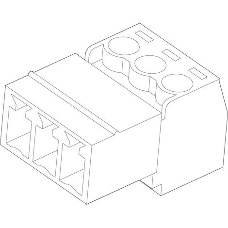 Ersatzteil 8737716734 Stecker PWM 3 pol von BOSCH - 8737716734