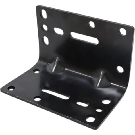 Universelle Seilwinden-Montageplatte, massiver Stahl, 6 mm dick, professionell, robust, rechtwinklig, hochbelastbar für Fahrzeuge und Lkw (1/5)