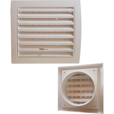 GRIGLIA ARIA AREATORE AREAZIONE AEREAZIONE REGOLABILE QUADRATA 15x15 IMBOCCO 100