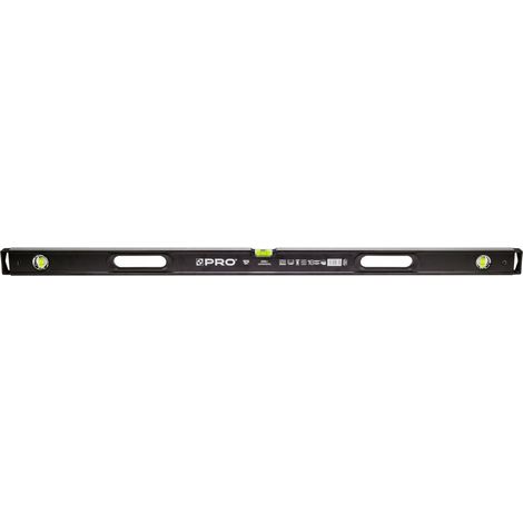 PRO900 Hochleistungs-Wasserwaage SCHWARZ GEFRÄSTE DOPPELSEITIGE Wasserwaage 120 cm (1/5)