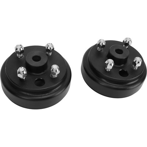 Ensemble de moyeu de tambour de frein 2PCS 19186 G1 de remplacement pour véhicules à essence 2 temps E‑Z‑GO de 1982 à 1993 (1/5)
