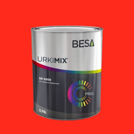 Pot de peinture Polyuréthane / bi composant Rouge Clair Brillant RAL 3026 Brillant - 150 gr