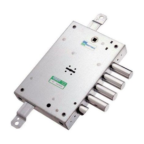 SERRATURA METALLO APPLICARE 52571 MOTTURA  DM M4 TRIPL+SCR IP.MM 28 E.MM 63 SX