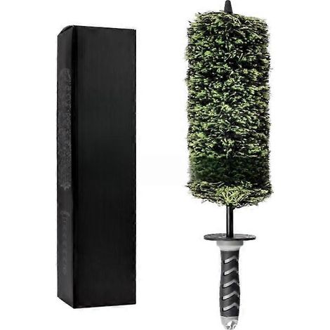 Brosse de nettoyage pour jantes de voiture, brosse de nettoyage pour roues, brosse de lavage de voiture en laine synthétique douce sans métal, brosse pour roues à haute absorption d'eau (1/5)