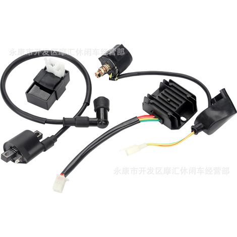 CG125-250CC ATV (Off-road Vehicle) with Relay, High Voltage Transformer, Ignition Unit, Rectifier, and CDI Complete Set (1/5)