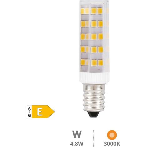 Bombilla LED tubular 4.8W E14 3000K (1/2)