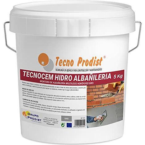 Tecnocem Hidro Albañilería - Mortero de Cemento Hidrófugo para Albañilería