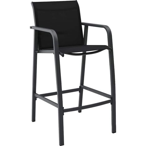 Maison Exclusive - Set Bar da Giardino 5 pz Nero (1/5)
