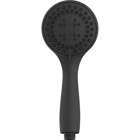 Croydex Matt Black Shower Head Handset with 3 Settings - Nero (1/4)
