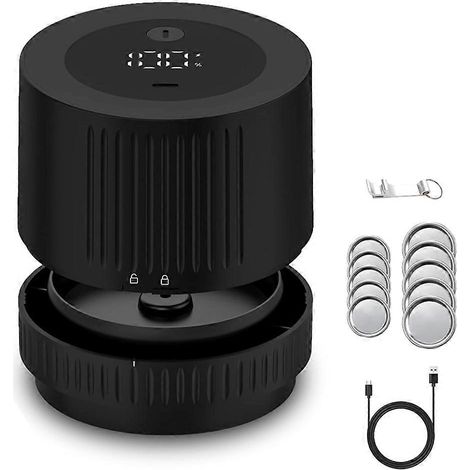 Kit de mise sous vide électrique pour boîtes de conserve, machine à sceller sous vide rechargeable pour boîtes de conserve à ouverture standard et à large ouverture (1/5)