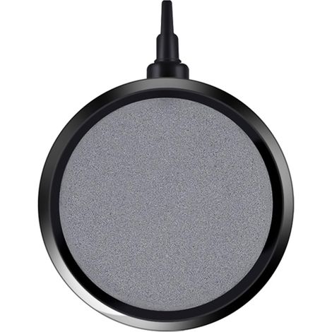 Pierre à air pour aquarium, disque rond, diffuseur d'oxygène ultra silencieux pour bassin, pompe hydroponique (10 cm) (1/5)