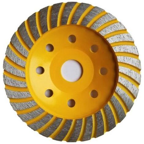 PA Diamantée de disque abrasif 115 x 22,2 mm, épaisseur 1,8 mm, pour le façonnage des surfaces de la pierre de ciment, du béton, du granit, de la pierre des carreaux de maçonnerie (1/4)
