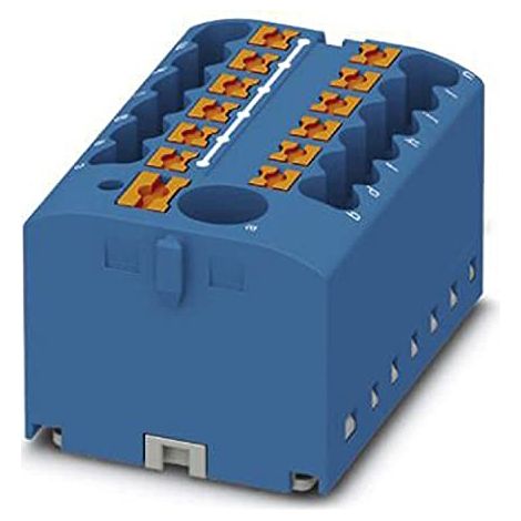 Phoenix Contact PTFIX 6/12X2,5 BU Bloque de distribución azul