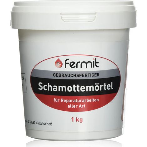 Fermit - Malta refrattaria, 1 kg, colla ignifuga (1/2)