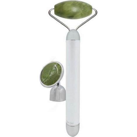 Masseur électrique facial en avanturine - Vert - L 16 cm - Livraison gratuite (1/5)