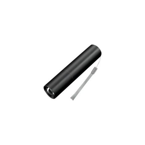 Mini linterna LED recargable, de alto brillo, portátil, 1200 lúmenes, resistente al agua, con zoom, con cable USB, ideal para acampar, hacer senderismo, ciclismo, etc.