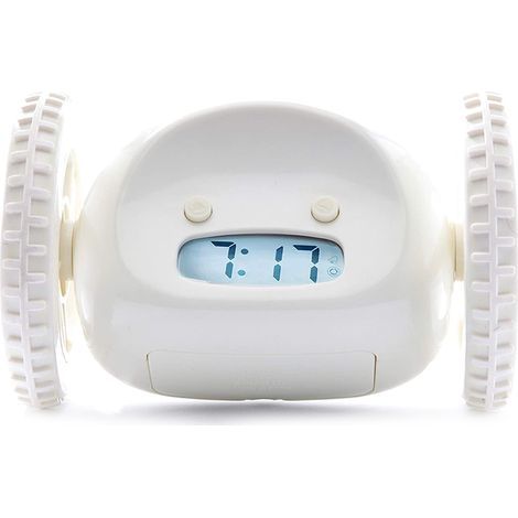 Réveil Clocky sur roues pour gros dormeur, robot Clockie roulant sautant, adulte enfant chambre (1/5)