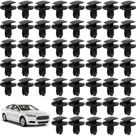 50 Pièces Clips Fixation Parechocs 8565.53 1609267280, Clips Voiture pour Jumpy Berlingo C3 C4 C5 C6 Clio 2 206 307 308 Expert, Rivets en Plastique Voiture, Fixation de Fender (1/5)