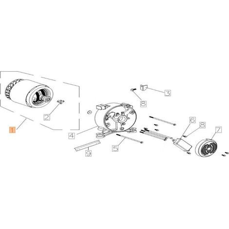 MOTOR ELÉCTRICO ORIGINAL EMAK L66152212