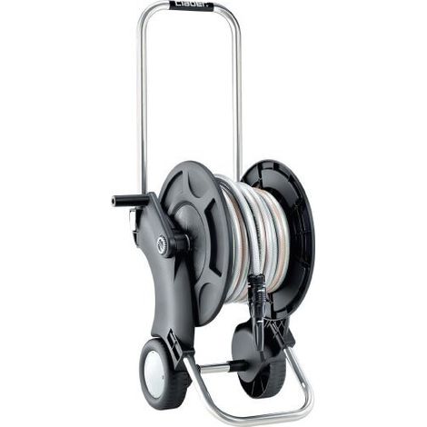 Carrello avvolgitubo equipaggiato Argento QUBO Pronto25 tubo da 25 metri (1/4)