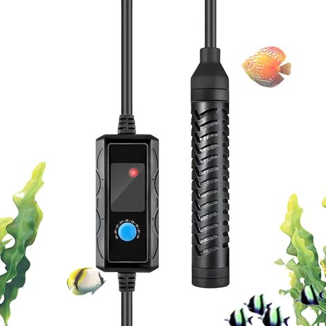dAquarium100W Chauffage Installation Verticale Thermostat (1/5)