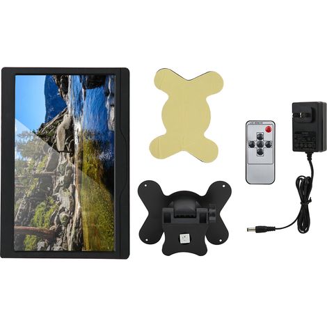 Monitor industrial portátil con pantalla IPS de 10,1 pulgadas, amplio ángulo de visión de 178° e interfaz HDMI/VGA/AV. (1/5)
