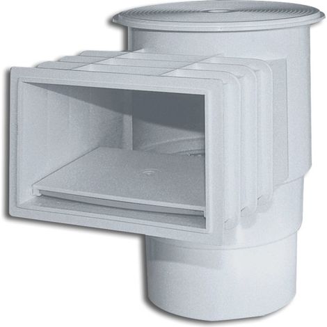 Skimmer standard boca 200 mm. Tapa redonda. QP