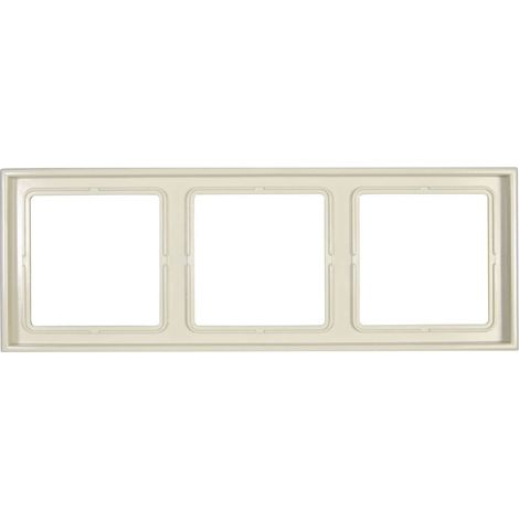 Jung 3 scomparti Telaio di copertura LS 990 Bianco crema LS983W 1 pz. (1/2)