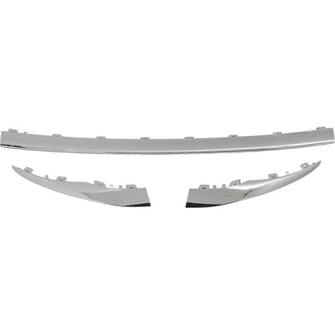 pièces de garniture inférieure de pare-chocs avant chromée 2058858602 de remplacement pour Mercedes-Benz Classe C W205 AMG Line restylée 2019 à 2021 (1/4)