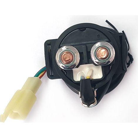 Relais de démarrage pour motos/quads compatible avec les moteurs 50cc GY6-125cc et 150cc/125cc. (1/4)