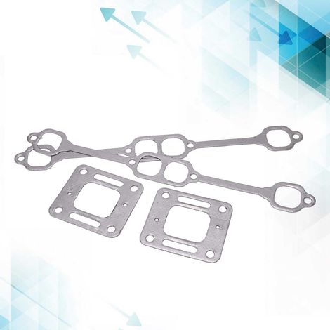 Joint de collecteur d'échappement adapté aux moteurs Mercruiser 5.0 et 5.7. (1/5)
