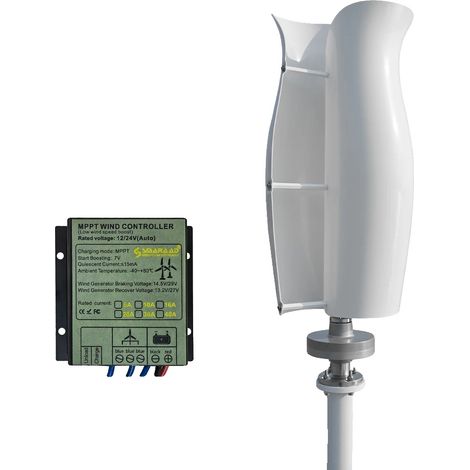 Aerogenerador de alta eficiencia, construcción duradera, controlador MPPT gratuito (a), 2000 W (f), 48 V (b). (1/2)