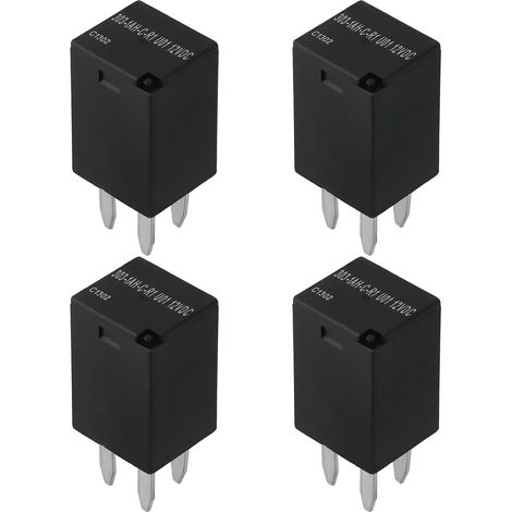 4pcs Relais Automobiles à 4 Broches 303-1AH-C-R1-U01-12VDC 12 V 20 A SPST Micro Relais pour l'électronique Automobile Le Contrôle Industriel Et La Gestion de l'alimentation (1/5)