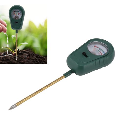 Testeur de sol trois-en-un pour le pH, la fertilité et l'humidité appareil de mesure de fertilité du sol portable à aiguille. (1/5)