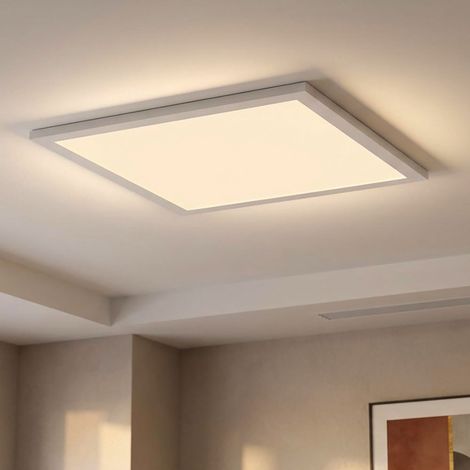 LED sur/encastré panneau plafonnier bureau salle de travail éclairage lampe en aluminium blanc, (1/5)