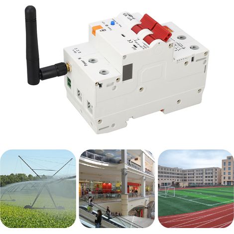 Disjoncteur de mesure Graffiti WiFi + RS485 bipolaire, alimentation intelligente à interrupteur pneumatique avec contrôle à distance via application mobile, statistiques de consommation électrique, 23 (1/5)
