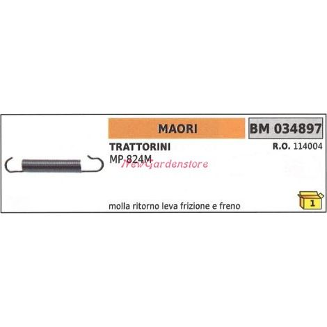 MAORI Rasenmähertraktor Mähwerkshebel Rückholfeder MP 824M 034897