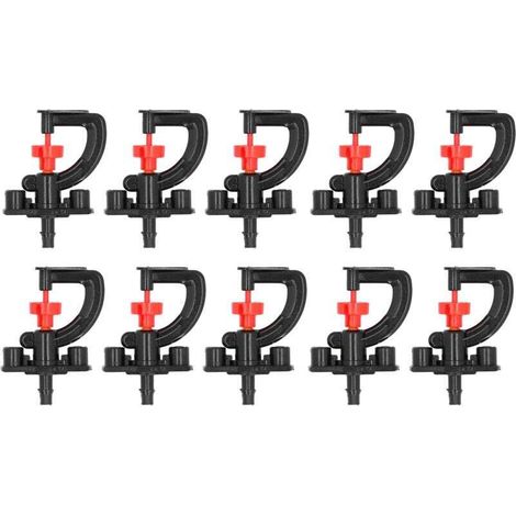 Kit 10x asperseur rotatif G avec support serre jardin