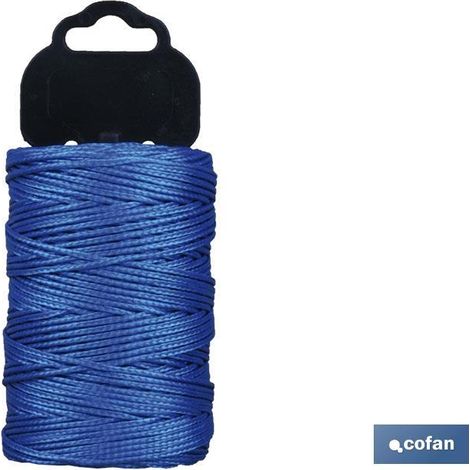 Tresse Blister Poly/8842 1,5mm 100 Mts Bleu
