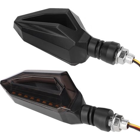 Clignotants LED Moto, Feux Indicateurs de Direction Universels pour Honda, Éclairage Ambre, Étanches IP67, Easy Install (1/5)