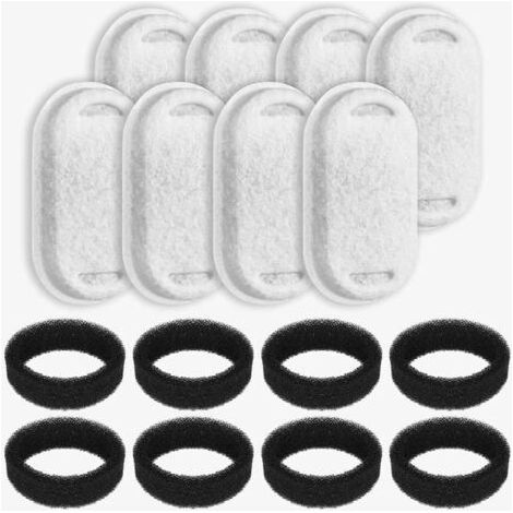 Wasserfilter – Katze – 16er-Pack – Aktivkohle – Schwamm – Edelstahl 3,2 l (1/5)