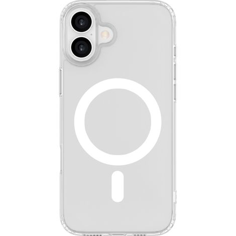 Funda magnética transparente eSTUFF infinite oslo para iPhone 16, Material: 65 % PC y 21 % TPU reciclado, ES67141050
