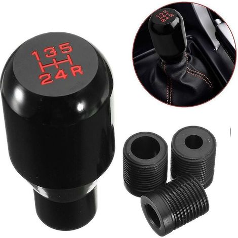 Pomello di leva della velocità manuale universale in alluminio per auto a 5 velocità (1/5)