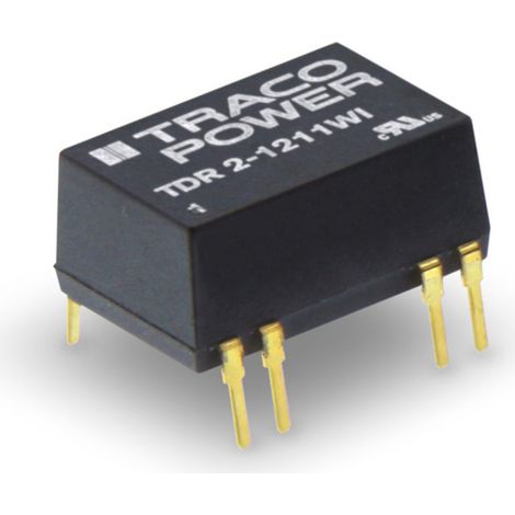 TracoPower TDR 2-1211WI DC/DC-Wandler, Print 12 V/DC 5 V/DC 400 mA 2 W Anzahl Ausgänge: 1 x Inhalt 1