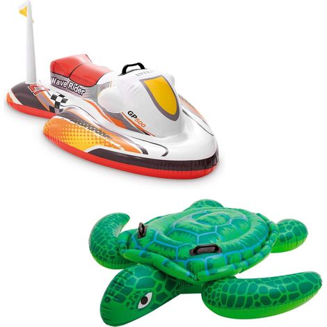 Intex Wave Rider and Sea Turtle Swimming Pool Ride-On