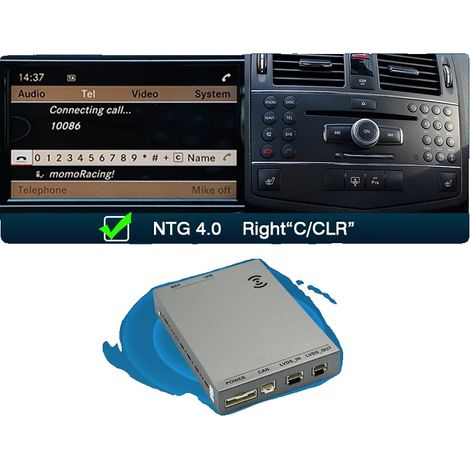 Décodeur CarPlay sans fil, Intégration Android Auto, Support audio de haute qualité, POUR NTG4.0 Benz (1/2)
