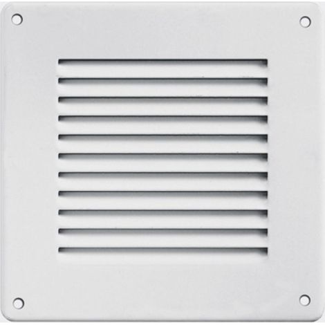 GRIGLIA IN METALLO DA SOVRAPPORRE CON RETE L. 140 X H. 140 MM Bianco
