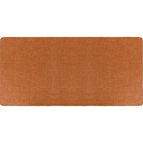 Alfombra CANAPÈ multiusos REDS poliéster 50x120cm fondo de goma antideslizante  Color: Naranja
