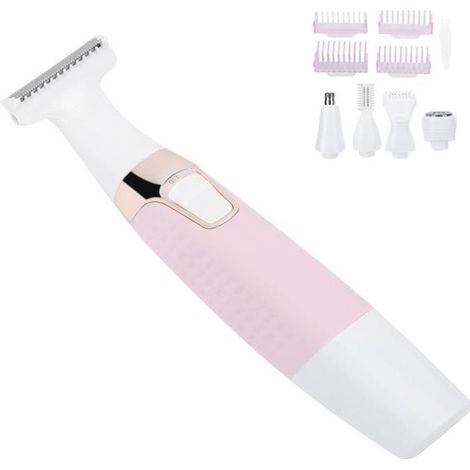 Rasoir électrique Vingvo pour femmes, épilateur corporel électrique, rasoir féminin rechargeable par USB, appareil d'épilation indolore 5-AquaForge (1/4)