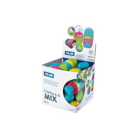 MILAN AFILABORRAS CAPSULE MIX - CUBO EXPOSITOR 24U-
